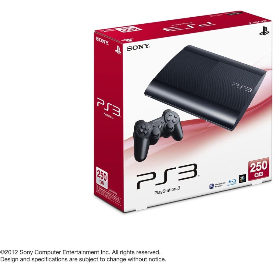 整備済み品】 SONY PlayStation 3 250GB チャコール・ブラック CECH 