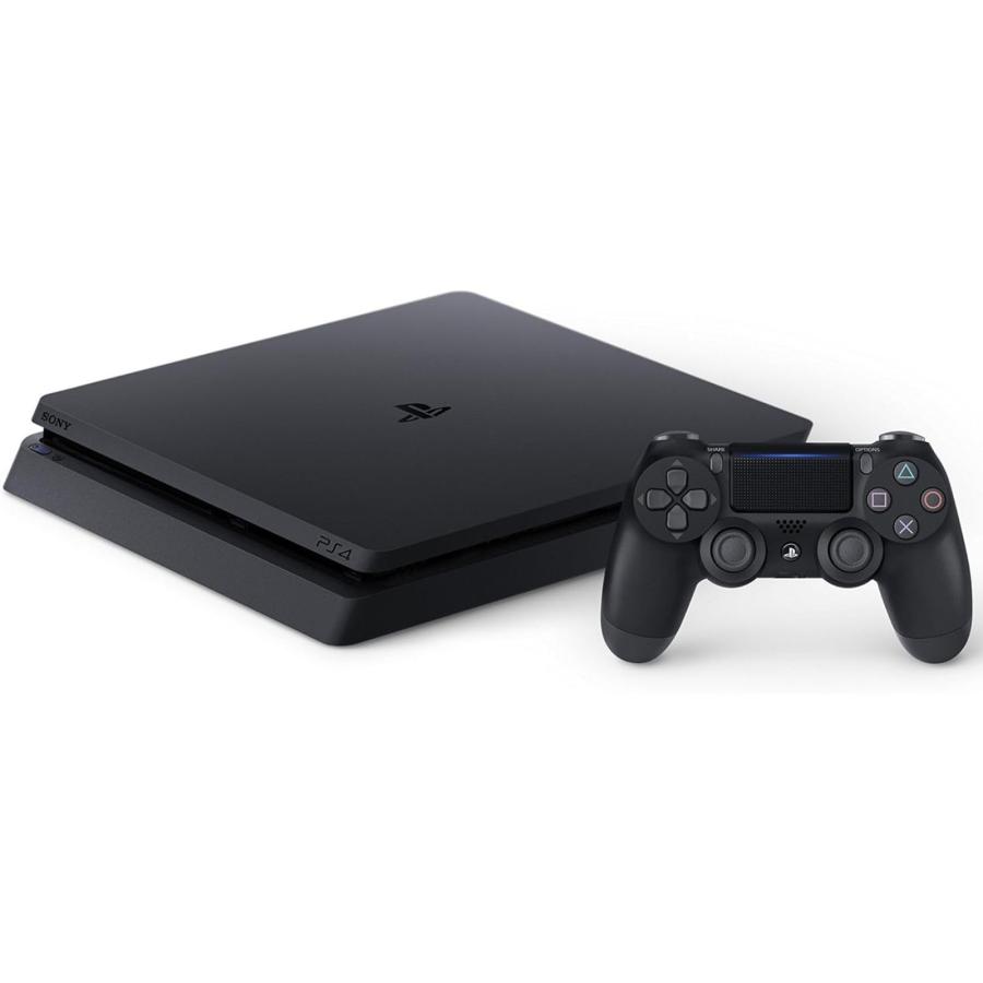 【整備済み品】 SONY PlayStation 4 ジェット・ブラック 500GB CUH-2200AB01 PS4 プレイステーション4 プレステ4 本体 スリム 薄型 180日保証