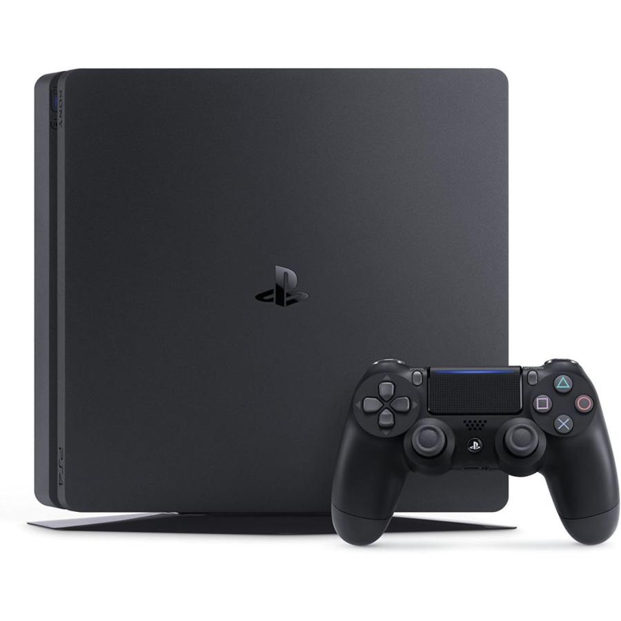 【整備済み品】 SONY PlayStation 4 ジェット・ブラック 500GB CUH-2200AB01 PS4 プレイステーション4 プレステ4 本体 スリム 薄型 180日保証