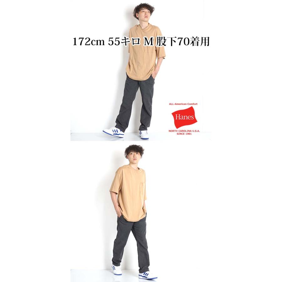 Hanes（ヘインズ） チノパン メンズ イージーパンツ シニア 裾上げ済
