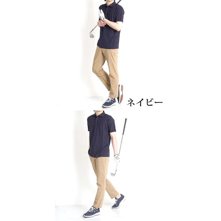 ゴルフウェア メンズ ポロシャツ 半袖 接触冷感 速乾 ドライ 迷彩 春 夏 コーディネート ゴルフ おしゃれ 鹿の子 消臭テープ付き Asg5351 Freestylewear 通販 Yahoo ショッピング
