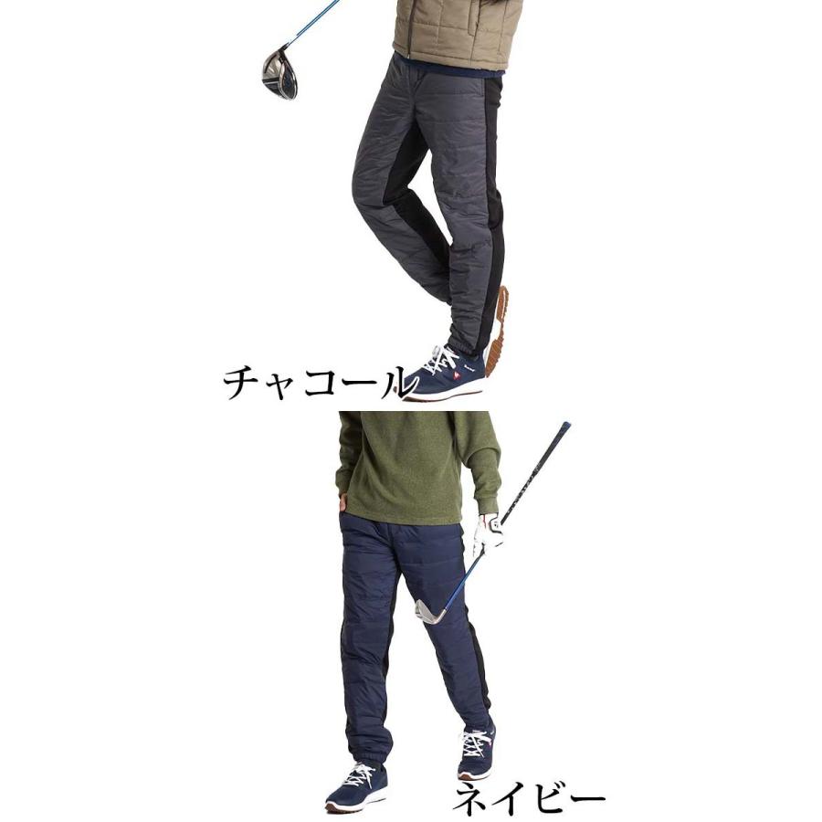 ゴルフウェア メンズ パンツ 冬 秋 秋冬 ダウンパンツ ジョガーパンツ