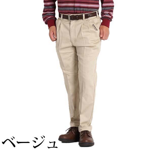 DUNLOP REFINED シニア メンズ ズボン チノパン ツータック DUNLOP REFINED シニア メンズ ズボン チノパン ツータック