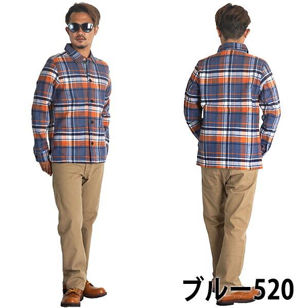 45R インドうすネルのシャツジャケット　チェック　カバーオール　コットン　3 45R インドうすネルのシャツジャケット チェック カバーオール コットン 3