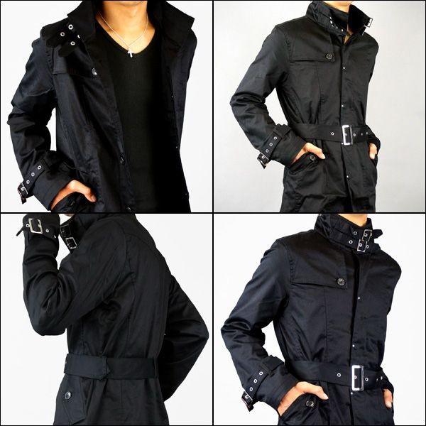 大きいサイズ メンズ 安いトレンチコート ロングコート シングルコート スプリングコート 黒 ブラック おしゃれ 3l 送料無料 Ok Freestylewear 通販 Yahoo ショッピング