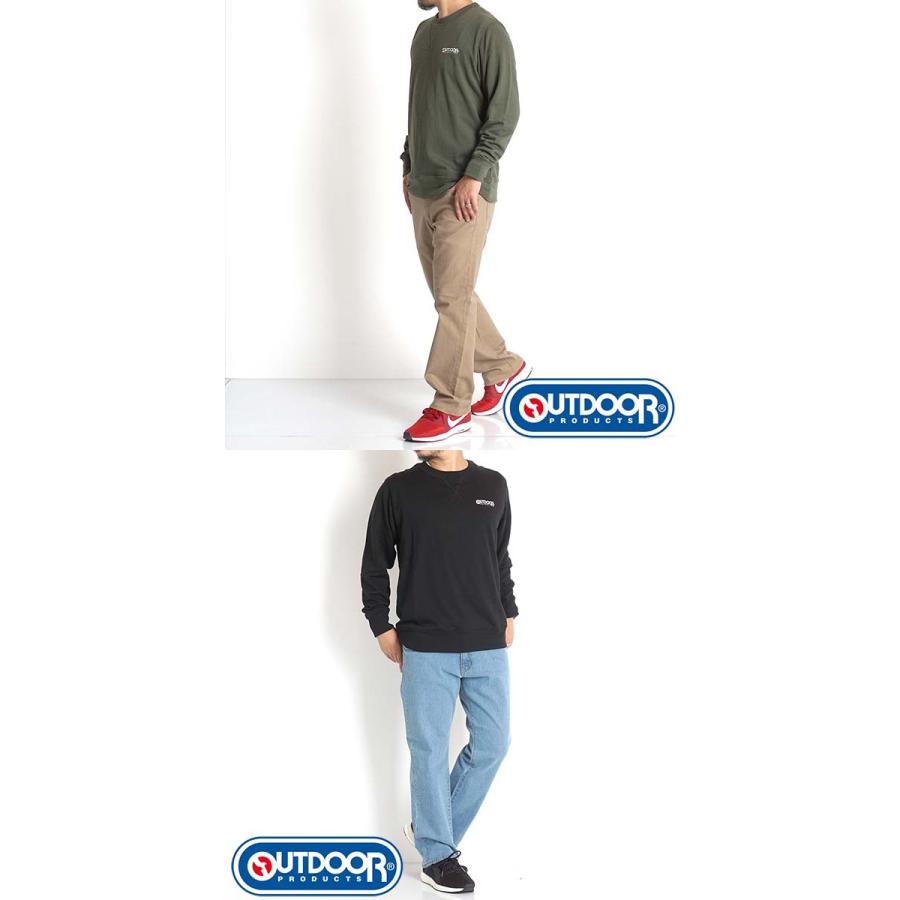 OUTDOOR PRODUCTS トレーナー メンズ ミニ裏毛 スウェット