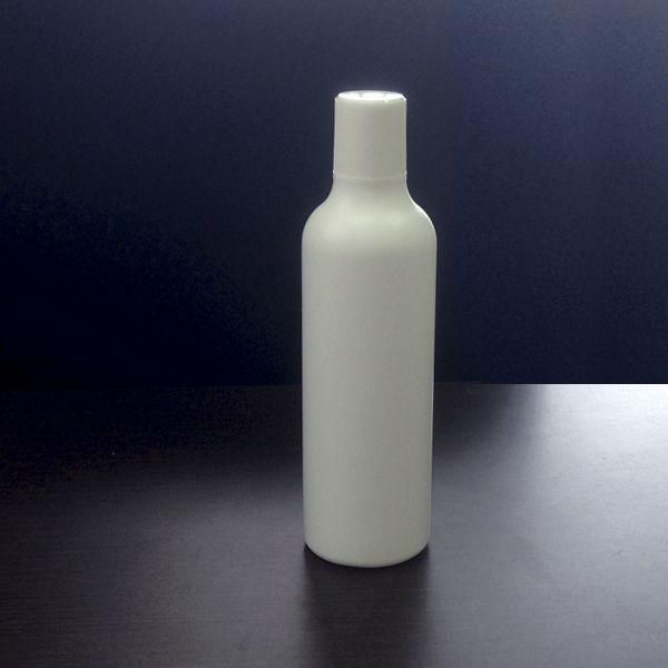 容器 PE平キャップタイプ400ml　乳白色　HI400PEW | 