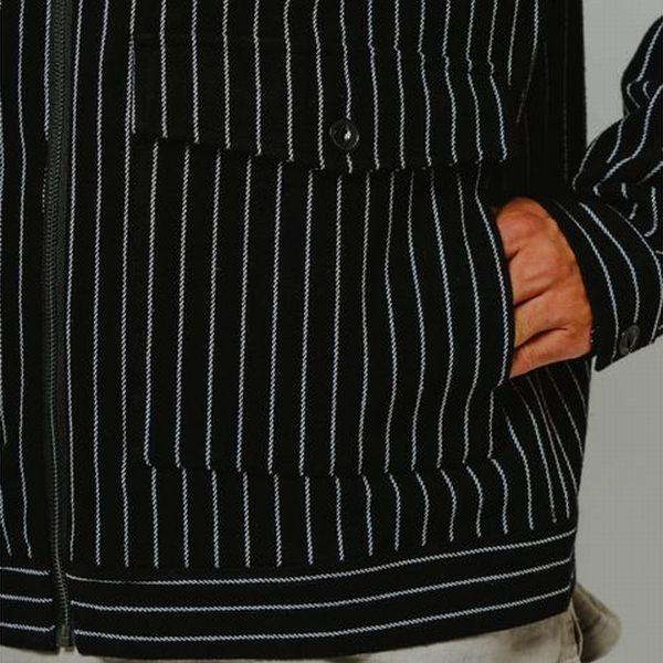 BIG MIKE/ビッグマイク Heavy Flannel Tracker Jacket/ヘビーフランネルトラッカージャケット 102636200・BLACK STRIPE | BIG MIKE | 03