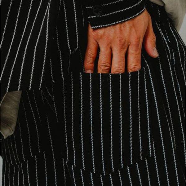 BIG MIKE/ビッグマイク Heavy Flannel Easy Pants/ヘビーフランネルイージーパンツ 102637600・BLACK STRIPE | BIG MIKE | 04