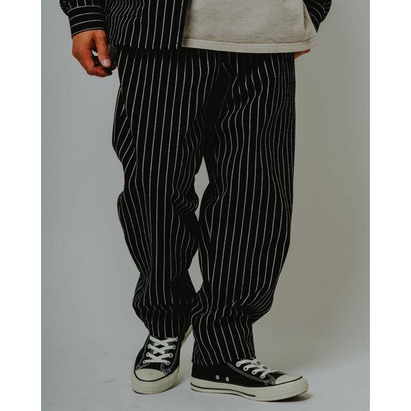 BIG MIKE/ビッグマイク Heavy Flannel Easy Pants/ヘビーフランネルイージーパンツ 102637600・BLACK STRIPE | BIG MIKE | 05