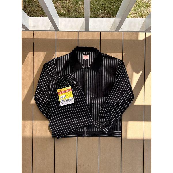 BIG MIKE/ビッグマイク Heavy Flannel Easy Pants/ヘビーフランネルイージーパンツ 102637600・BLACK STRIPE | BIG MIKE | 07