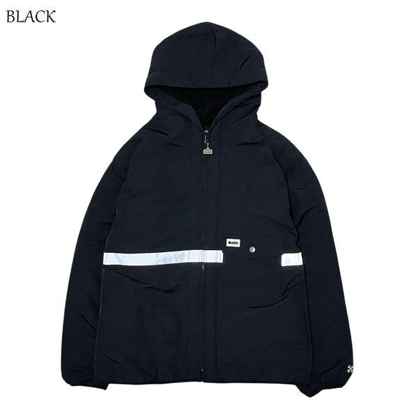 BLUCO 新作　HOODED REFLECTOR JACKET ブルコ BLUCO（ブルコ） 2025年秋冬新作 BLUCO HOODED REFLECTOR JACKET (GRAY
