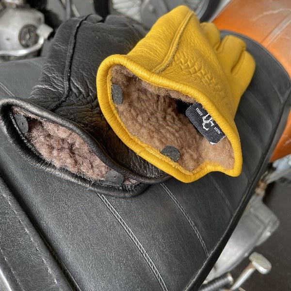 UNCROWD Blucoディアスキン グローブ M 着用のみ　アンクラウド BLUCO（ブルコ） 【セール20%OFF】UNCROWD/アンクラウド DEERSKIN