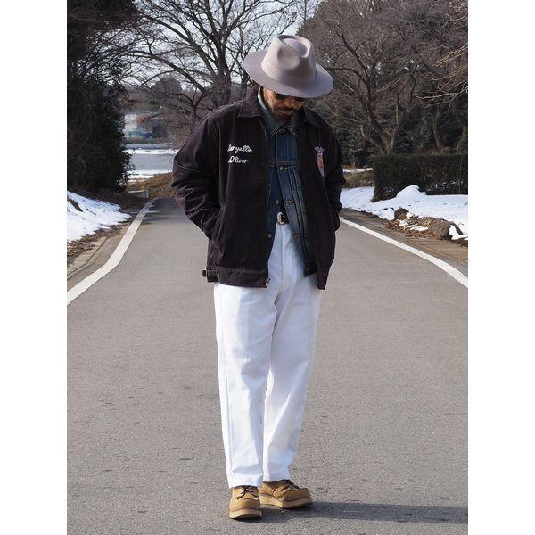 HOUSTON/ヒューストン CORDUROY FFA JACKET/コーデュロイ刺繍ジャケット 51596・CHARCOAL | HOUSTON | 10