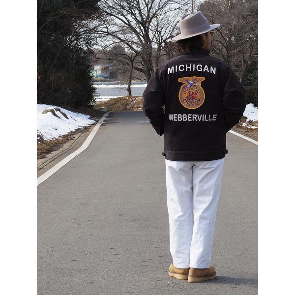 HOUSTON/ヒューストン CORDUROY FFA JACKET/コーデュロイ刺繍ジャケット 51596・CHARCOAL | HOUSTON | 11