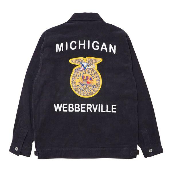 HOUSTON/ヒューストン CORDUROY FFA JACKET/コーデュロイ刺繍ジャケット 51596・CHARCOAL | HOUSTON | 01