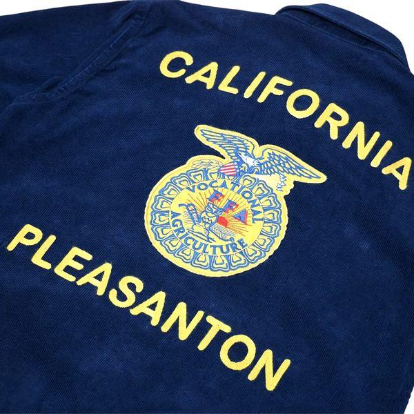 HOUSTON/ヒューストン INDIGO CORDUROY FFA JACKET/コーデュロイ刺繍ジャケット 51597・INDIGO ONE WASH | HOUSTON | 09