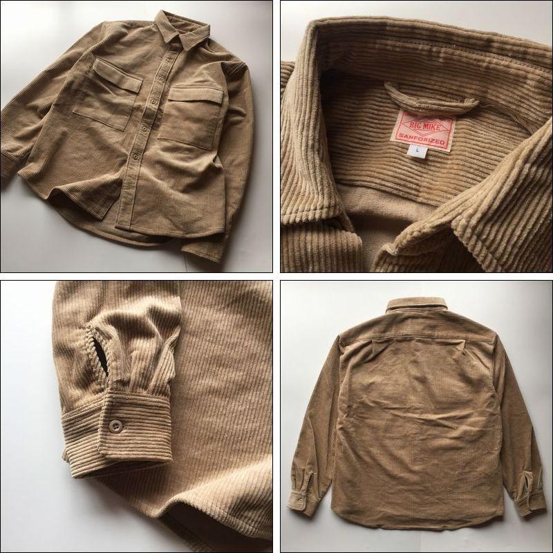 BIG MIKE/ビッグマイク CORDUROY WORK SHIRTS/コーデュロイワーク 