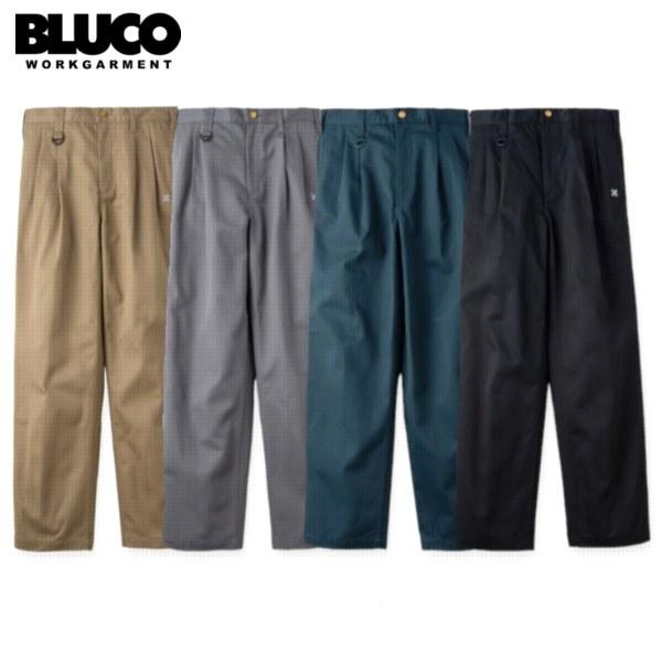 【セール40%OFF】BLUCO/ブルコ 2-TUCK WORK PANTS/2タックワークパンツ 141-41-002・4color | BLUCO