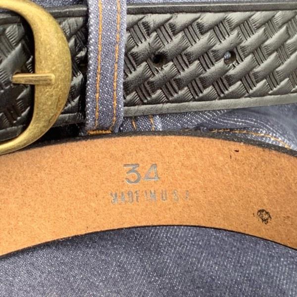 BRACKNEY LEATHER WORKS / STAMPPING BELT 本革型押しベルト・2color