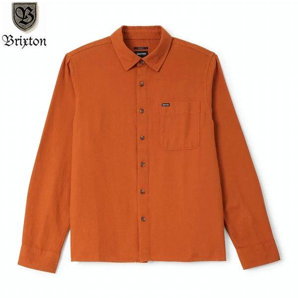 BRIXTON/ブリクストン HASTING LW FLANNEL/フランネルシャツ 01419・CARAMEL | BRIXTON