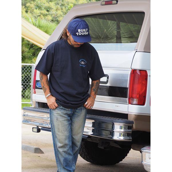 BRIXTON×FORD・FORD BUILT TOUGH SNAPBACK/スナップバックキャップ 12232・AMERICAN NAVY/WIMBLEDON WHITE | BRIXTON | 10