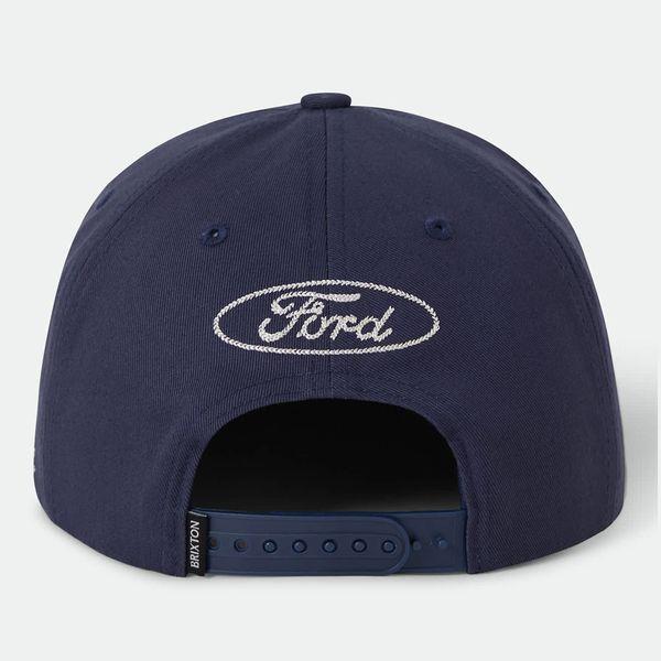 BRIXTON×FORD・FORD BUILT TOUGH SNAPBACK/スナップバックキャップ 12232・AMERICAN NAVY/WIMBLEDON WHITE | BRIXTON | 01
