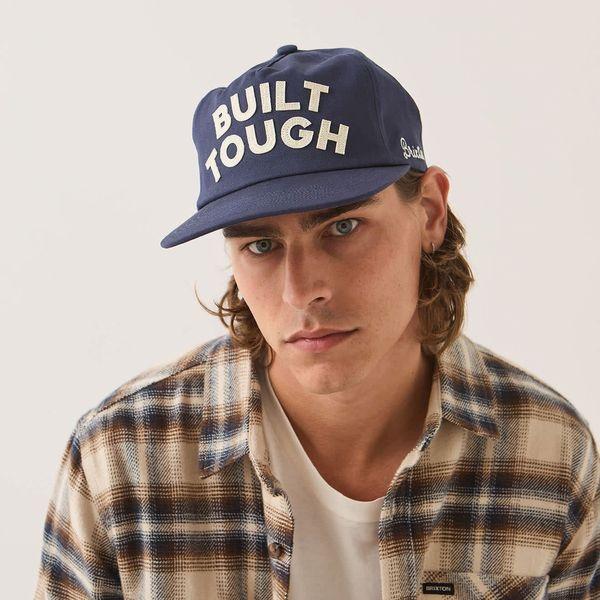 BRIXTON×FORD・FORD BUILT TOUGH SNAPBACK/スナップバックキャップ 12232・AMERICAN NAVY/WIMBLEDON WHITE | BRIXTON | 02
