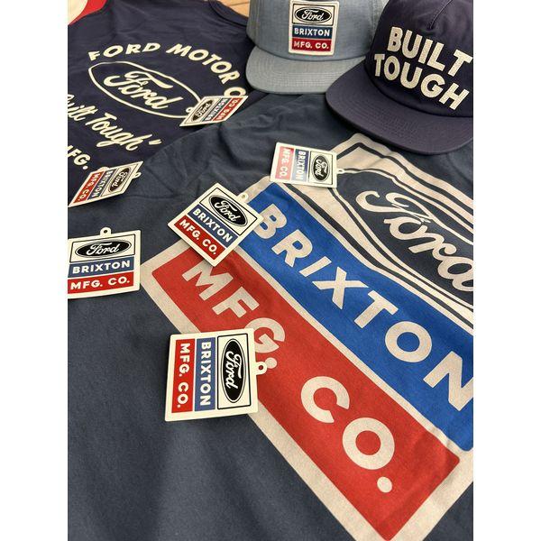 BRIXTON×FORD・FORD BUILT TOUGH SNAPBACK/スナップバックキャップ 12232・AMERICAN NAVY/WIMBLEDON WHITE | BRIXTON | 09