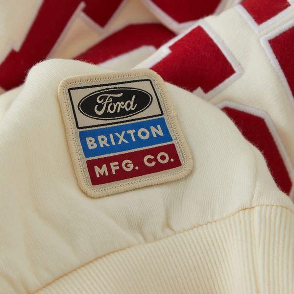 BRIXTON×FORD・FORD BUILT TOUGH CREW FLEECE/クルーネックスウェット 23167・WHITE | BRIXTON | 03
