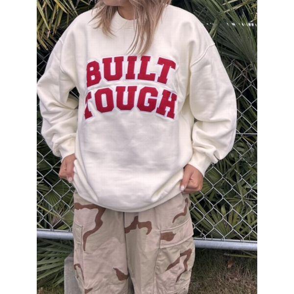BRIXTON×FORD・FORD BUILT TOUGH CREW FLEECE/クルーネックスウェット 23167・WHITE | BRIXTON | 09