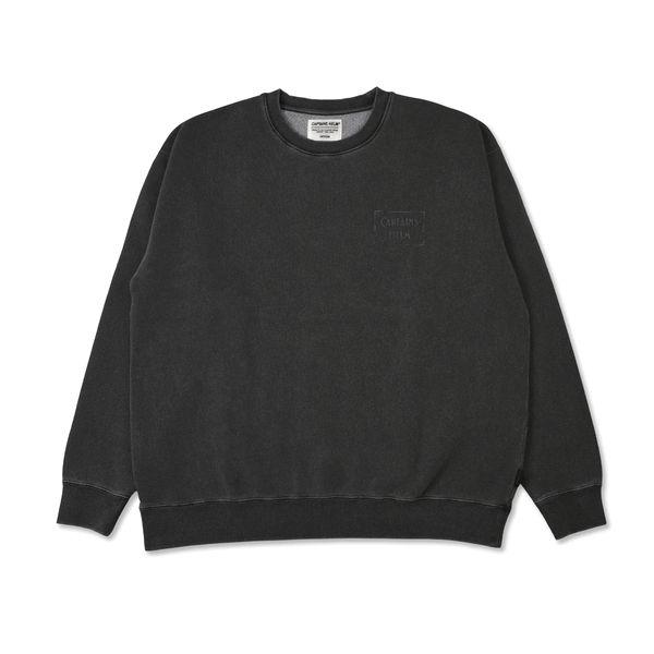 Captains Helm（キャプテンズヘルム） #PIGMENT DYE LOGO CREW SWEAT