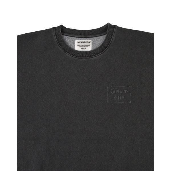 Captains Helm（キャプテンズヘルム） #PIGMENT DYE LOGO CREW SWEAT