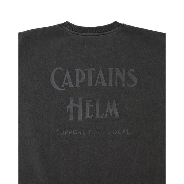 Captains Helm（キャプテンズヘルム） #PIGMENT DYE LOGO CREW SWEAT