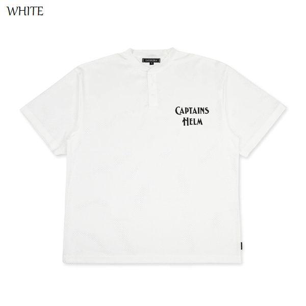 Captains Helm（キャプテンズヘルム） #HENLEY NECK MESH TEE/メッシュ