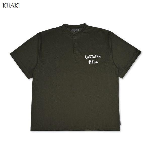 Captains Helm（キャプテンズヘルム） #HENLEY NECK MESH TEE/メッシュ