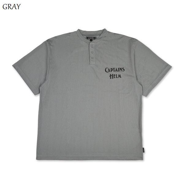 Captains Helm（キャプテンズヘルム） #HENLEY NECK MESH TEE/メッシュ