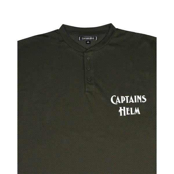 Captains Helm（キャプテンズヘルム） #HENLEY NECK MESH TEE/メッシュ