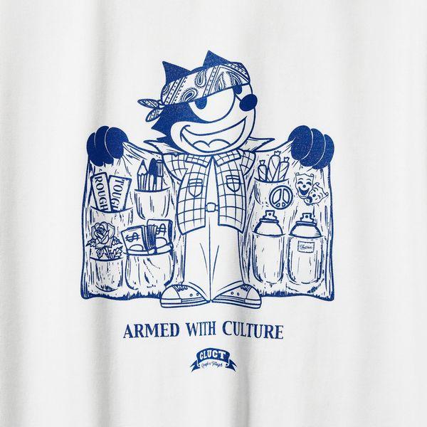 CLUCT/クラクト ARMED WITH CULTURE [S/S TEE]/Tシャツ 05262・WHITE | CLUCT | 02