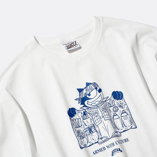 CLUCT/クラクト ARMED WITH CULTURE [S/S TEE]/Tシャツ 05262・WHITE | CLUCT | 03