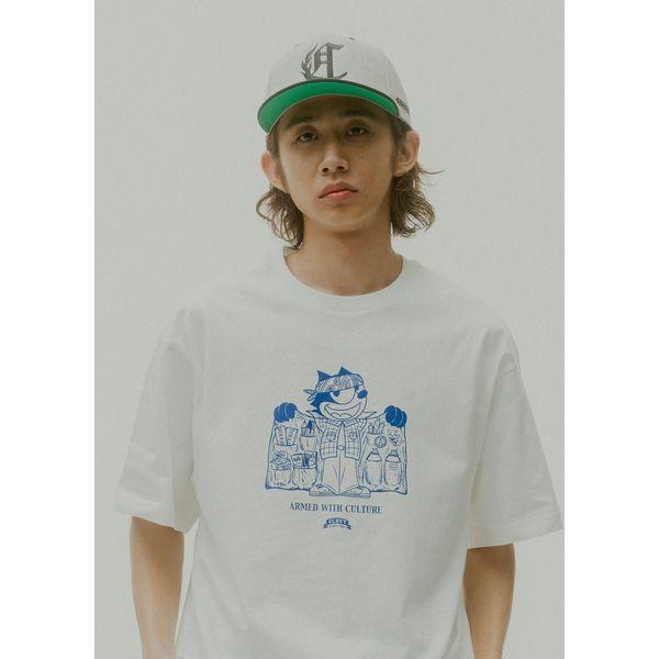 CLUCT/クラクト ARMED WITH CULTURE [S/S TEE]/Tシャツ 05262・WHITE | CLUCT | 04