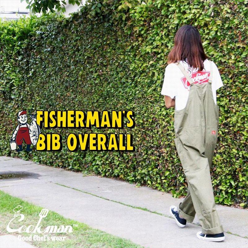 COOKMAN Fisherman's Overall(Khaki Mサイズ) 楽天市場】COOKMAN クックマン FISHERMAN'S BIB OVERALL -KHAKI
