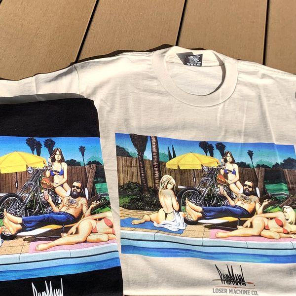 【セール30%OFF】LOSER MACHINE/ルーザーマシーン DAVID MANN POOLSIDE STOCK T-SHIRT/Tシャツ・2color |  | 03