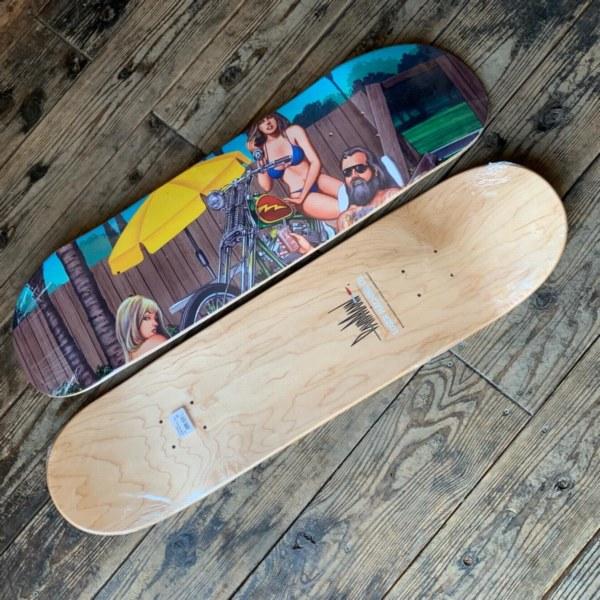 【セール30%OFF】LOSER MACHINE/ルーザーマシーン DAVID MANN POOLSIDE 1-DECK/スケートボードデッキ |  | 06