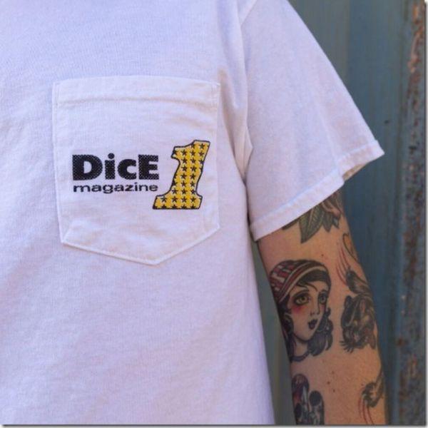 【セール30%OFF】DICE MAGAZINE/ダイスマガジン DICE SISSYBAR POCKET TEE/Tシャツ・2color |  | 03