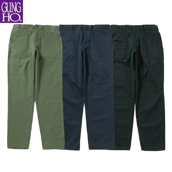 GUNG HO USA/ガンホー TAPER-FIT FUTIGUE 4POCKET PANT MADE IN USA/テーパーフィットファティーグパンツ GH22S027US・3color | GUNG HO（ファッション）