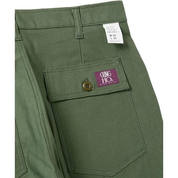 GUNG HO USA/ガンホー TAPER-FIT FUTIGUE 4POCKET PANT MADE IN USA/テーパーフィットファティーグパンツ GH22S027US・3color | GUNG HO（ファッション） | 10