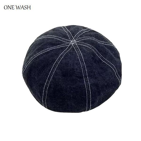HIGHER/ハイアー SELVEDGE DENIM WIDE BERET/セルヴィッジデニムワイドベレー HT21014・2color |  | 01