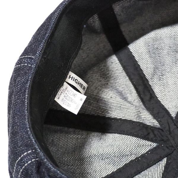 HIGHER/ハイアー SELVEDGE DENIM WIDE BERET/セルヴィッジデニムワイドベレー HT21014・2color |  | 05