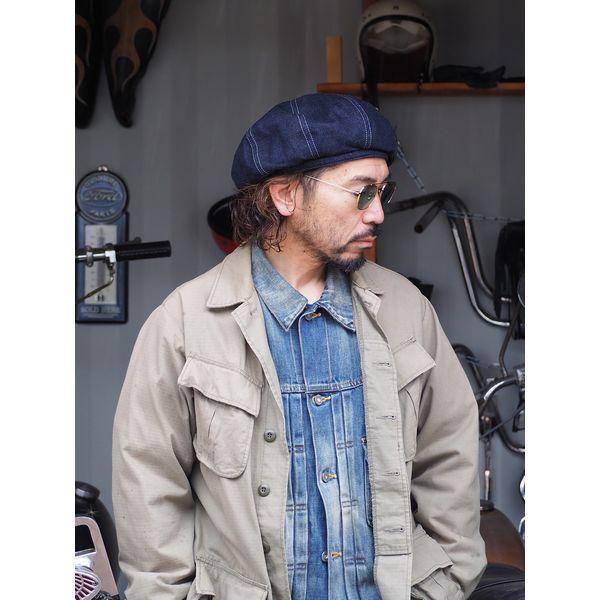 HIGHER/ハイアー SELVEDGE DENIM WIDE BERET/セルヴィッジデニムワイドベレー HT21014・2color |  | 07